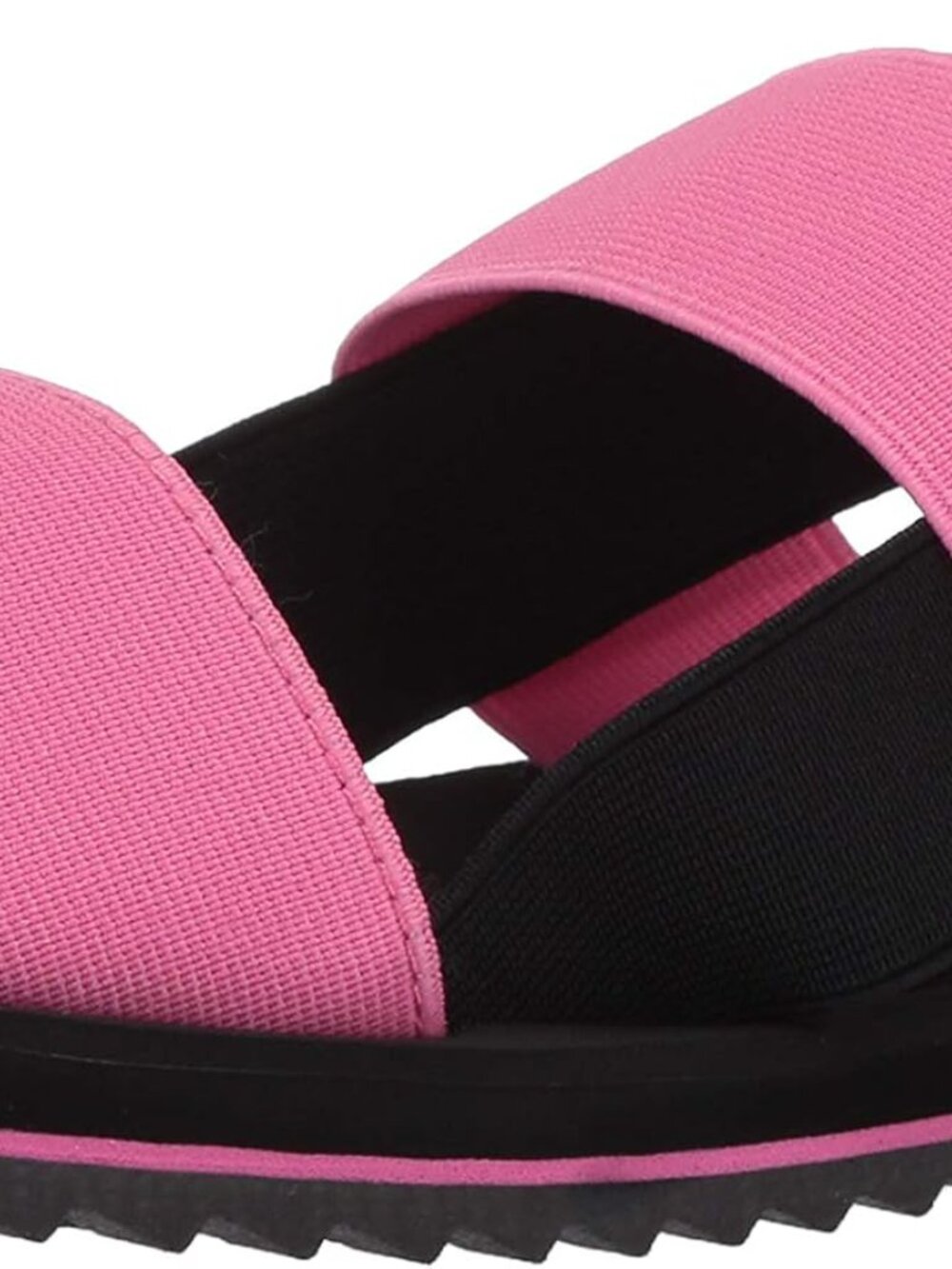 NIB Rocket Dog Women's Ellen Elastic Strap Slingback Pink/Black Sandals Size 11M